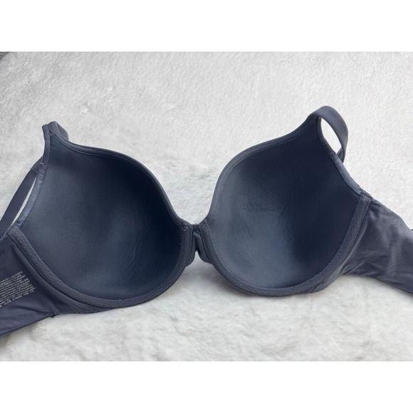 Victoria's Secret Body By Victoria Bra Lined Perfect Coverage 34DDD Blue Lace - Picture 5 of 11
